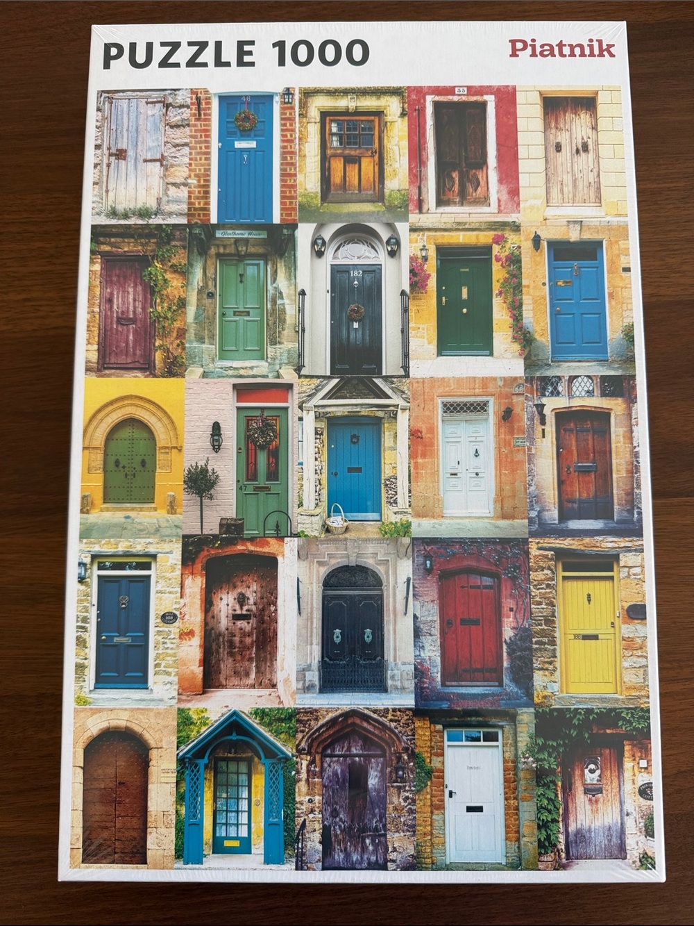 PIATNIK Colorful Doors 1000-Piece Jigsaw Puzzle - Multicolor NIB